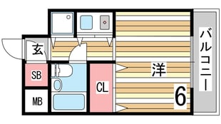 ロマネスク甲南の物件間取画像